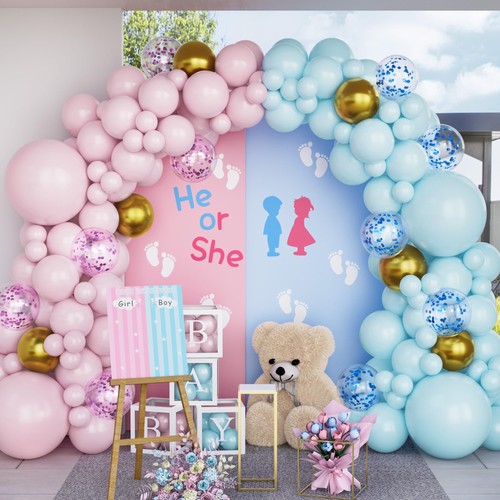 Palloncini rosa azzurro - e, 123