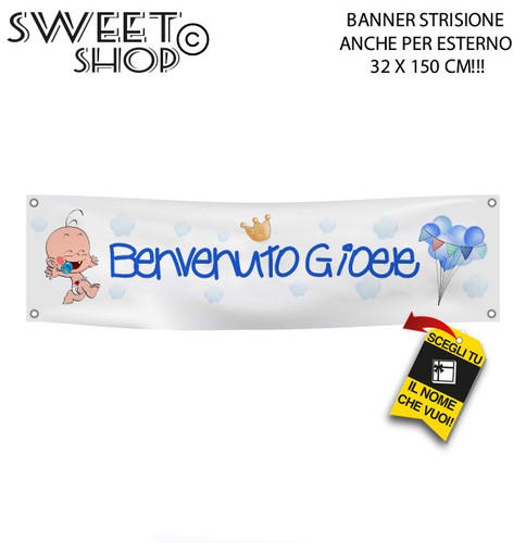 Striscione banner nascita - banner,