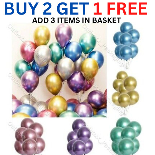 100 palloncini cromati - 5",