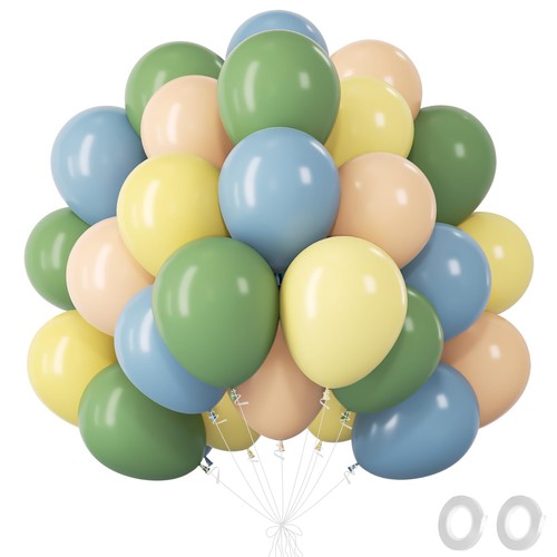 Palloncini verde salvia blu - palloncini,