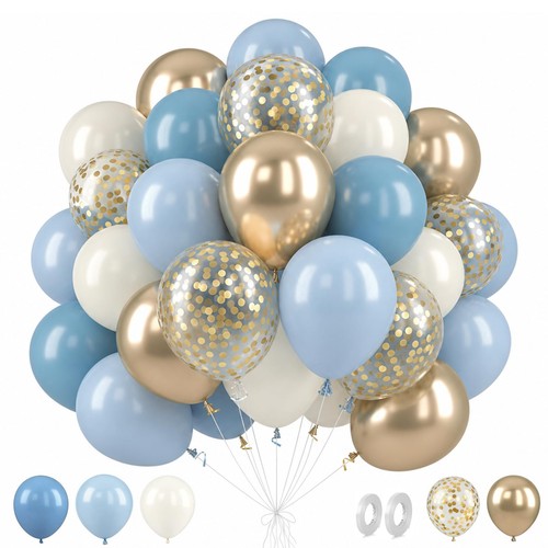 Pezzi palloncini azzurri - 62, 12
