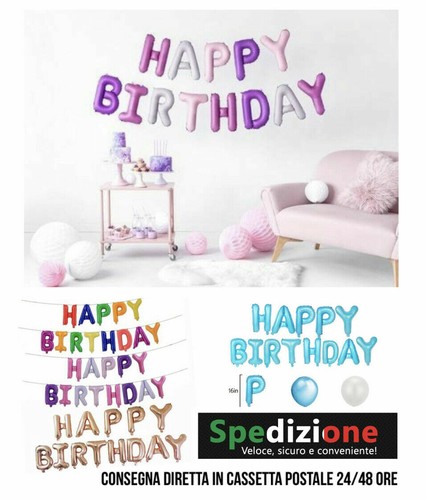 Set palloncini birthday - palloncini, buon