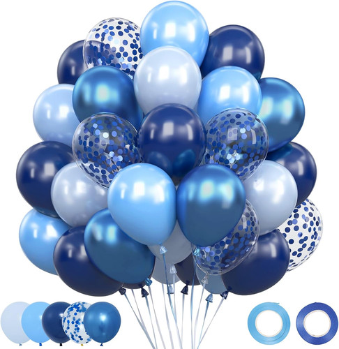 Palloncini blu pezzi elio - palloncini,