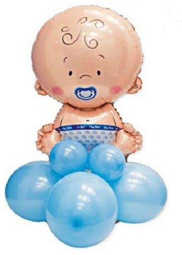Kit palloncini azzurro - kit, +